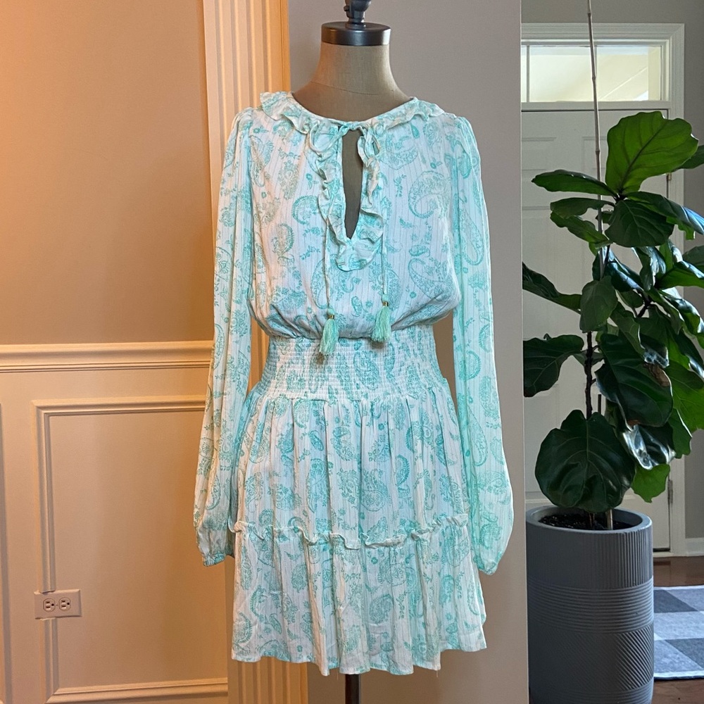 House of Harlow‎ dress, smocked waist, size S